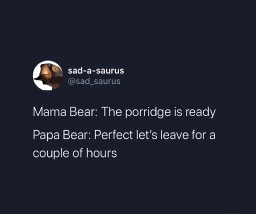 Makes perfect sense