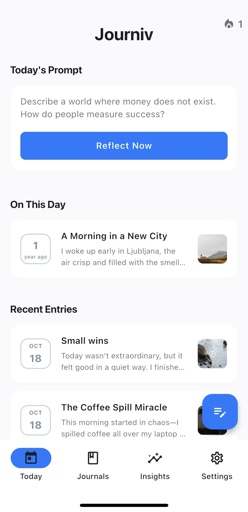 Journiv self hosted private journal app