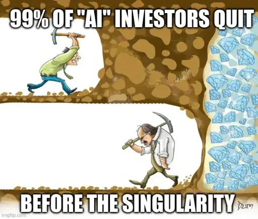 99% of "AI" Investors Quit Before The Singularity